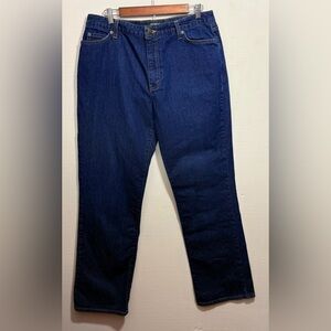 Eddie Bauer Women’s Size 16 Dark Blue Straight Jeans
